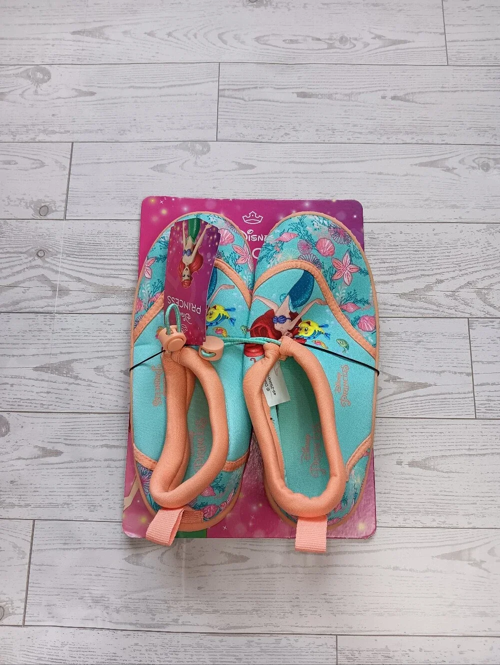 NWT Disney Princess Ariel Toddler Character Water Shoes Blue Size 11/12